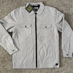 VINTAGE 1946 Birdseye Shacket, Alternate, color, BLACK Mens Large NWY